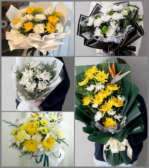 四川成都彭州市葛仙山镇蒲沟村白事花束代送